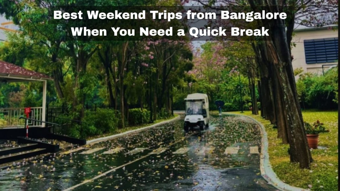 Best Weekend Trips from Bangalore When You Need a Quick Break