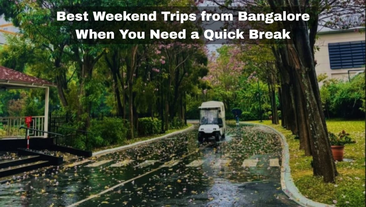 Best Weekend Trips from Bangalore When You Need a Quick Break