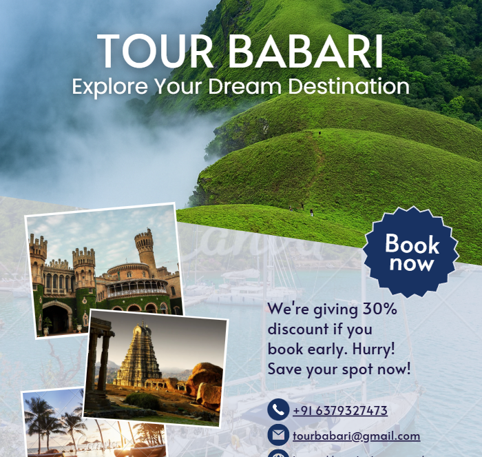 Tour Babari: Your Trusted Travel Partner for Unforgettable Holidays | Explore the Best of Bangalore and Beyond