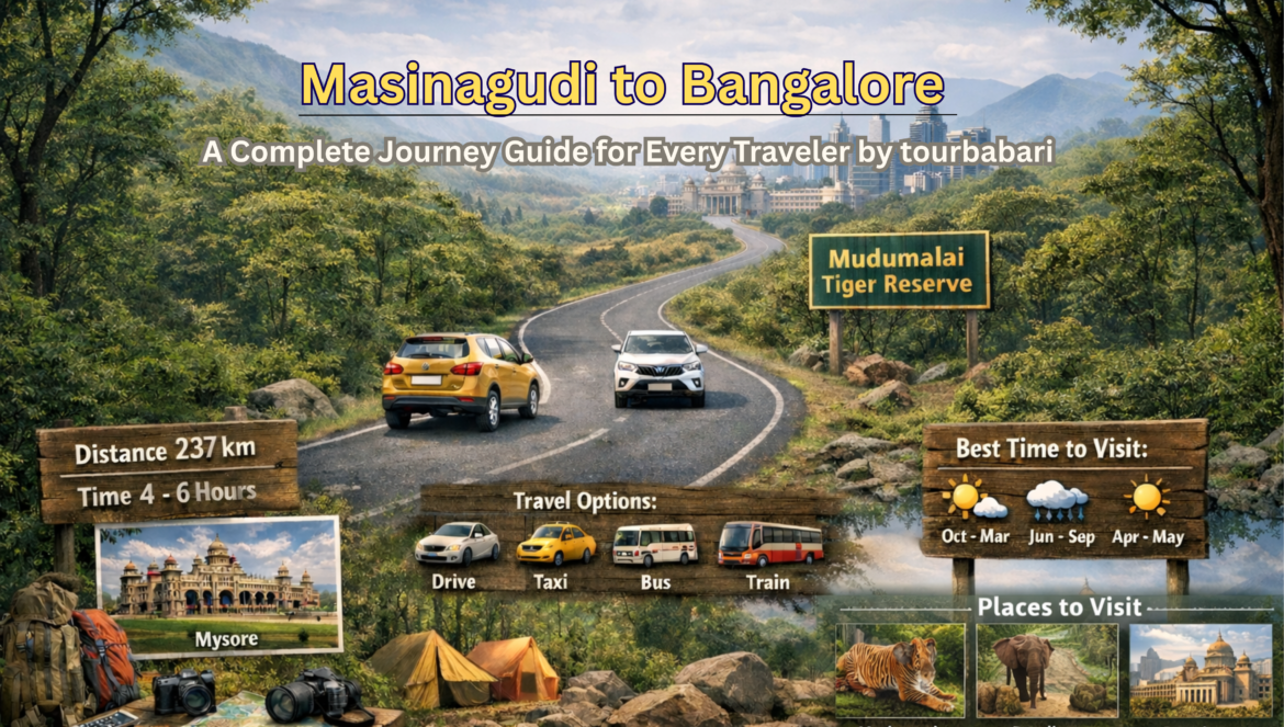 Masinagudi to Bangalore Distance Route Options and Travel Guide